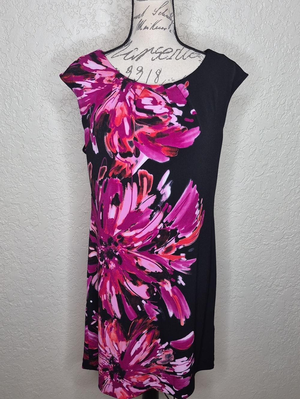 London Style Collection Multicolored Floral Dress Size 12